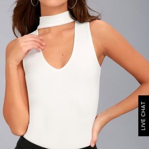 Powerhouse White Bodysuit